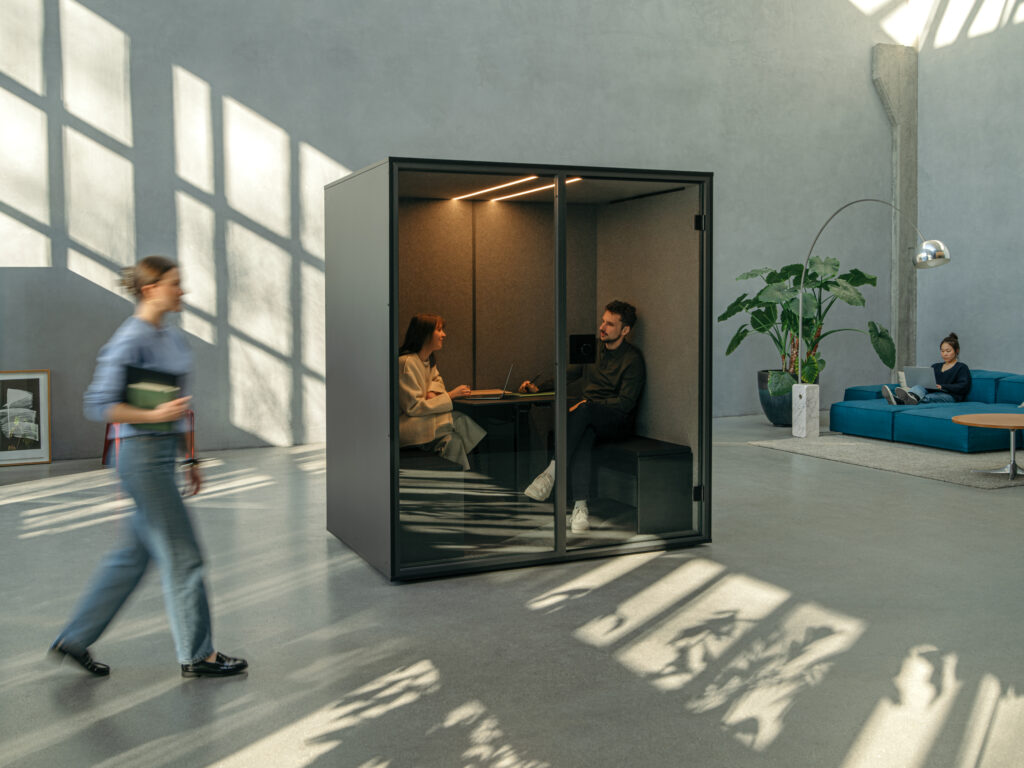 cabina acustica meet in ufficio