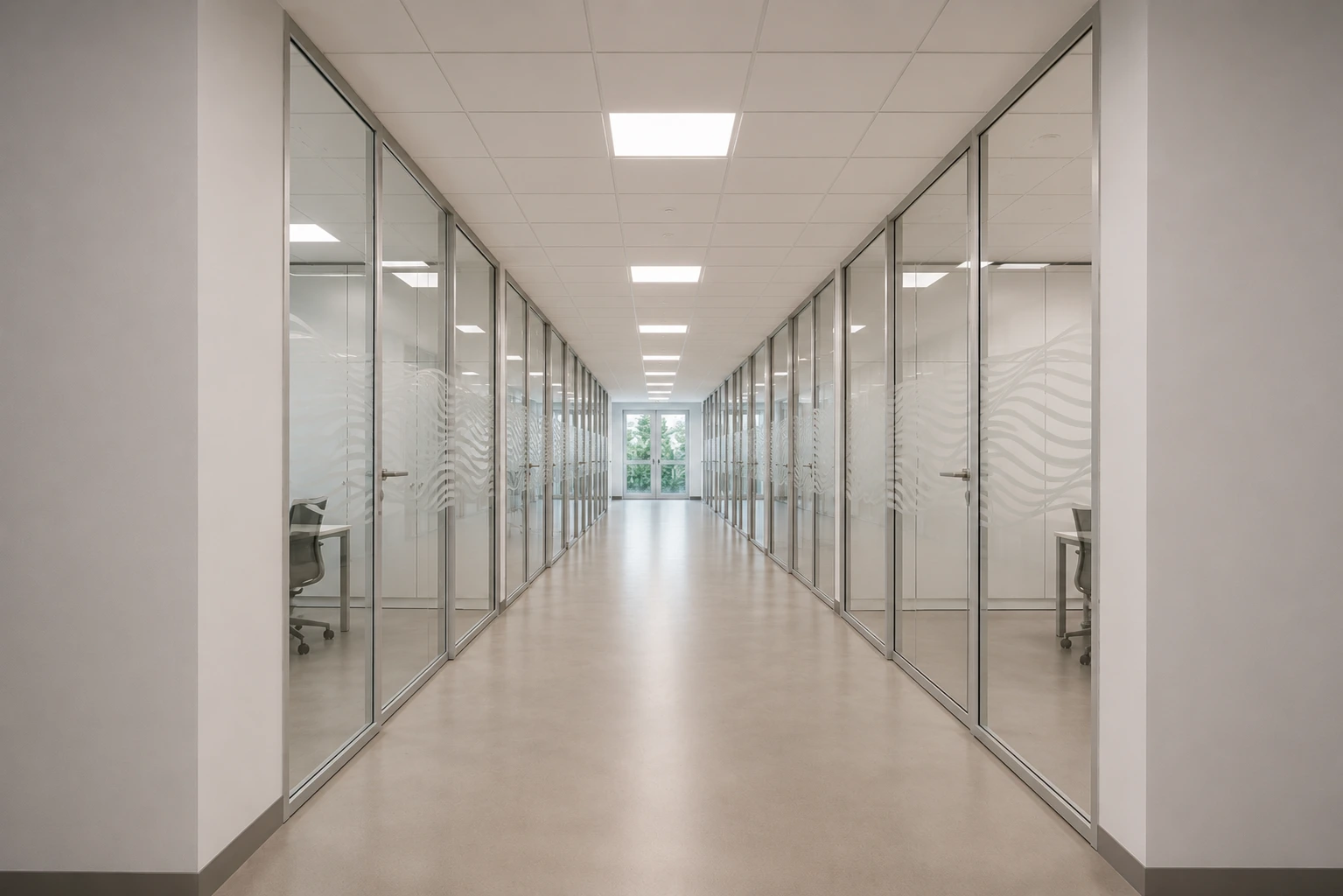 Reception aziendale — progetto contract CSP Design