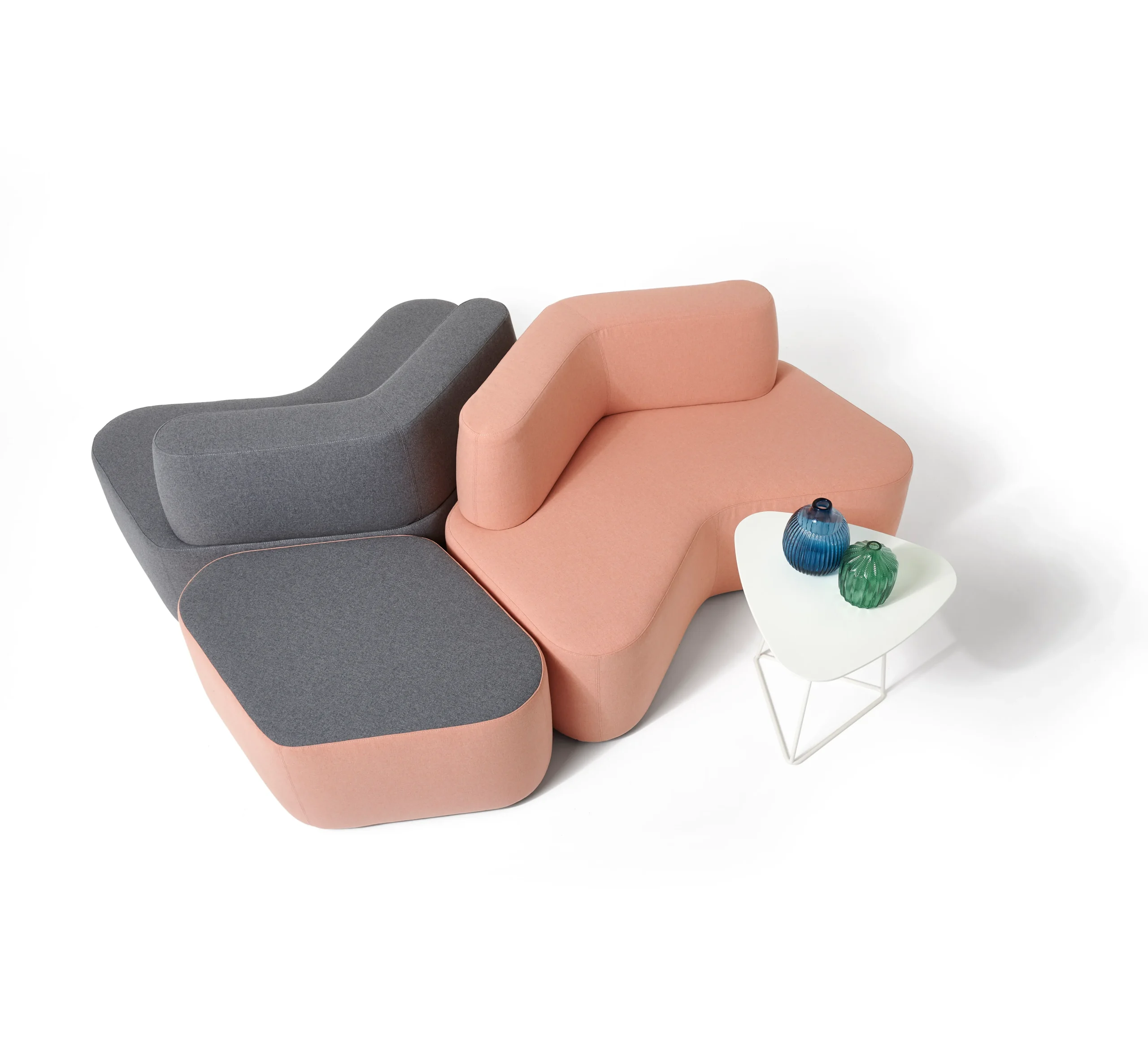 Poltrone modulari per area lounge e attesa